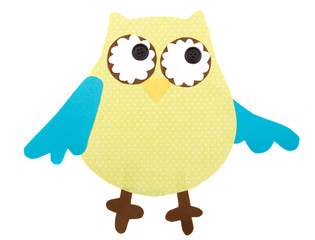 paper cut out owl