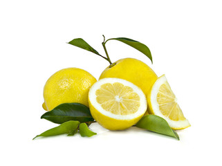 Limones, isolado.