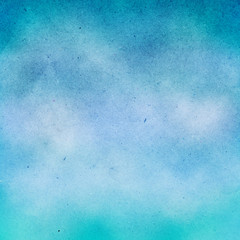 Fototapeta na wymiar niebieski kolor wody niebo malowane tła.