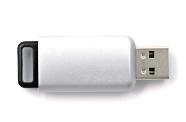 USB Flash Drive isolated on white background 
