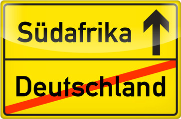nach Südafrika