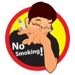 Fototapeta premium No smoking