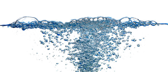 Splashes and water waves © Olga Galushko