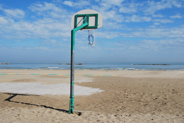 la spiaggia di Pescara