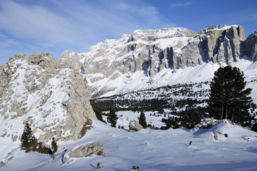 Fototapeta premium stone city #1, dolomites