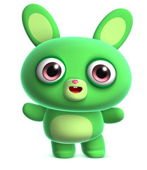 green bunny