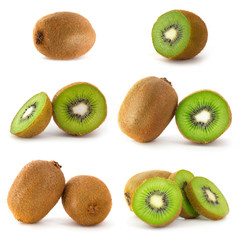 Fototapeta premium Set of kiwi fruit