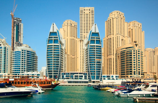 Dubai. Town scape at summer