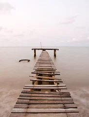 Foto auf Acrylglas alte Seebrücke © 895studio