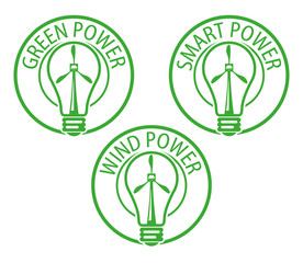 button green power smart power wind power renewable energy