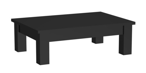 3d render of coffee table