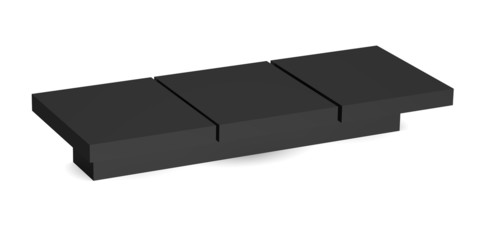 3d render of coffee table