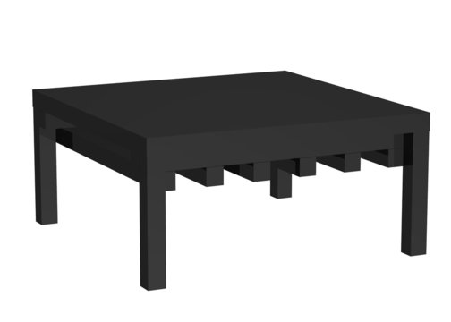 3d render of coffee table
