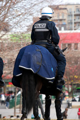 Policeman on horseback