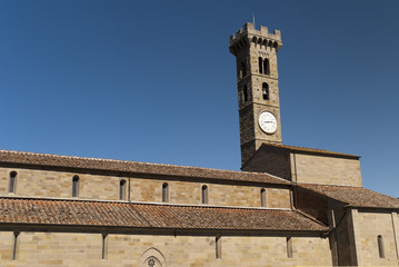 Church Tower in Fiesole near Florence Italy