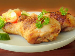 Grilled chicken legs