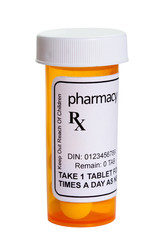 Yellow Pill Bottle