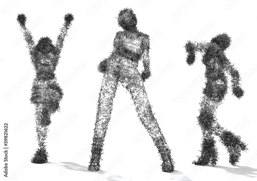 Fototapete ...dancing notes...