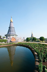 Pagoda on the top of mountain