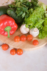 Fresh vegetables