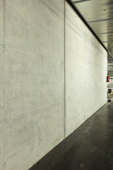 concrete wall, interior
