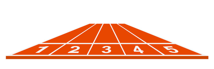 Running track - start position