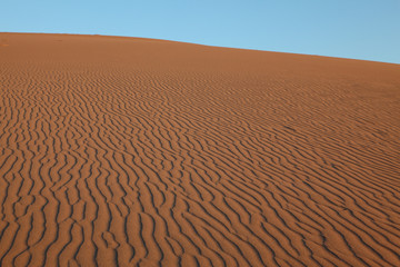 Sand dunes at Mesquite Flat