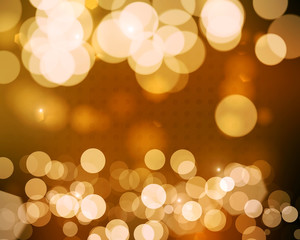 Yellow Bokeh background