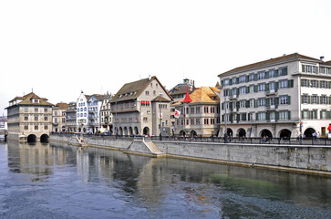 Fototapeta na wymiar Zürich, Altstadt