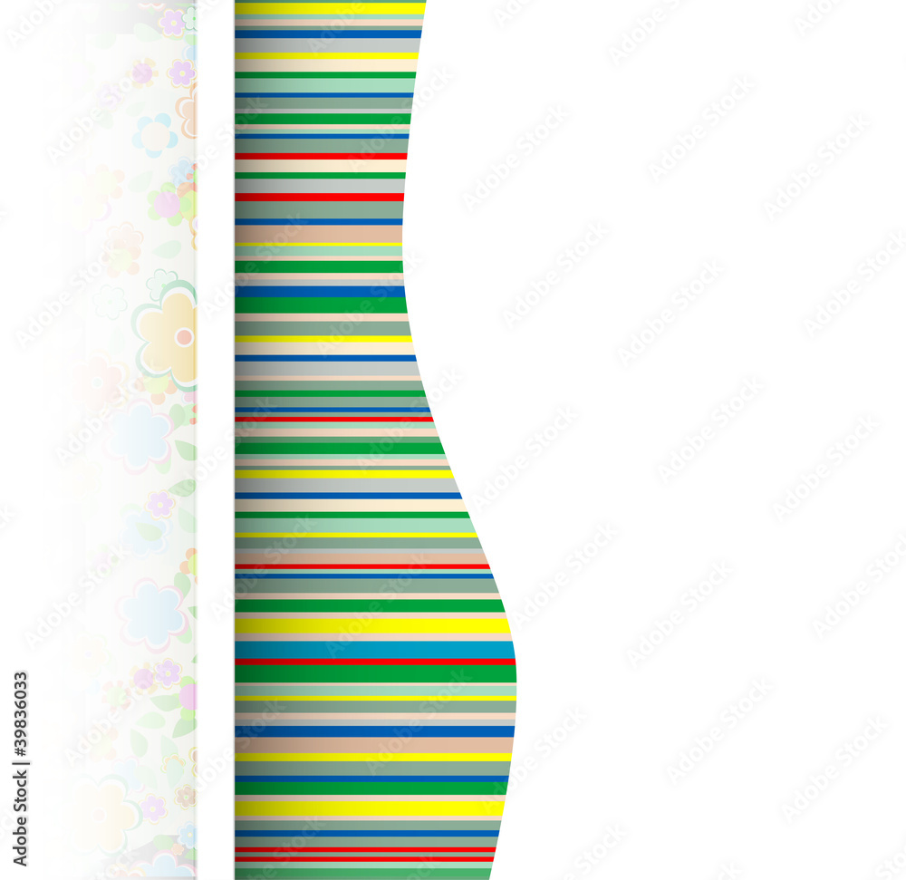 Poster retro modern abstraction. abstract vector background