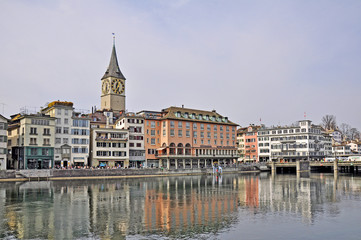 Fototapeta na wymiar Zurich, Altstadt