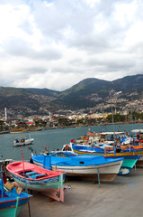 Fototapeta na wymiar Port w Alanya - Türkei