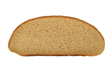 Slice of round bread