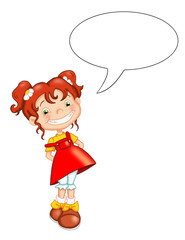 bambina che parla