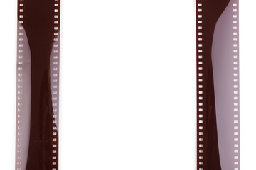 Photo film isolated on white