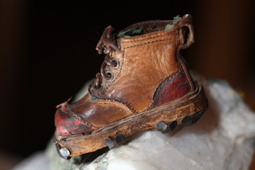 Scarpone montagna miniatura anni 50