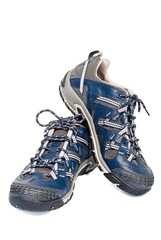 pair of jogging shoe on a white background