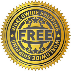 Worldwide shipping label