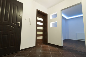 Hall view for modern apartment interior