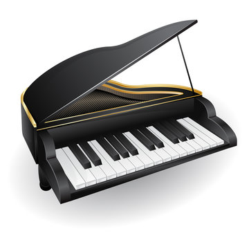 Black piano