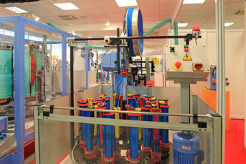 machine for weaving rope