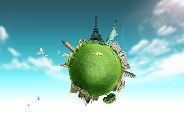 European holidays - travelling background. concept