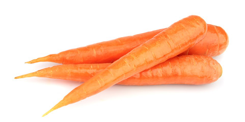 Fresh young carrots