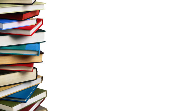 Stack of books. education concept