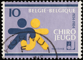 francobollo Belgio