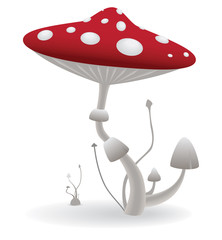 vector mushroom