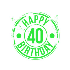 timbre anniversaire 40 ans