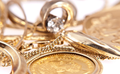 Heap of old jewellery