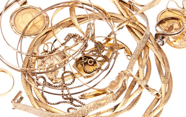 Heap of old jewellery