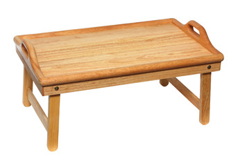 portable wooden table
